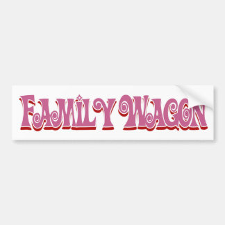 Family Wagon Bumper Sticker