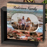 Family Waves 0742 Wooden Box Sign<br><div class="desc">Painting "Rocky Waves 0742" Collection Spruce up any room in your office or home with custom box signs! Personalize on the product page or click the "Customize" button for more design options. Designed from my painting "Rocky Waves 0742" capturing the waves crashing on a rocky shore in Banderas Bay in...</div>