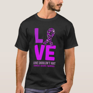 Family Wear Domestic Violence Awareness Ribbon 1 T-Shirt