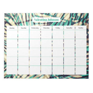 Family Weekly Notepad