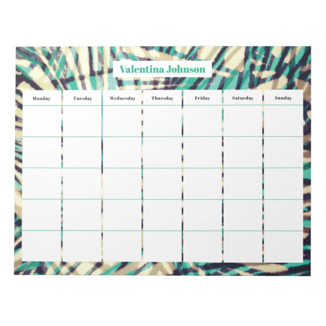 Family Weekly Notepad (Front)