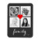 Family with Four Photos and Heart