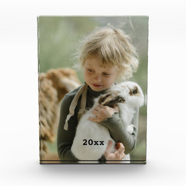 Family with Year Date Photo Block (Front)