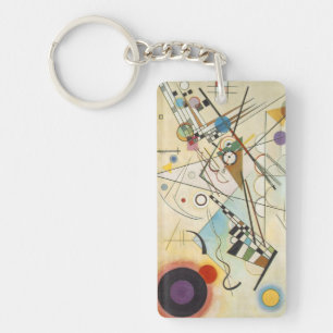 Famous Art   Composition VIII   Kandinsky Keychain