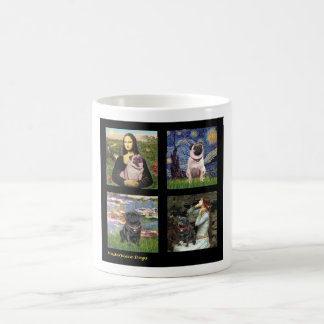 Famous Art Pug Composite #1 Coffee Mug