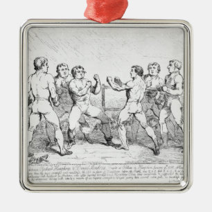 Famous Battle Between R.Humphreys and D. Metal Ornament