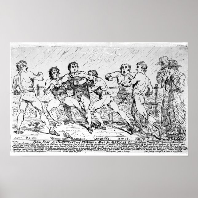 Famous Battle Between R.Humphreys and D. Poster (Front)