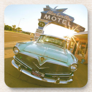 Famous Blue Swallow Motel on Route 66 Coaster