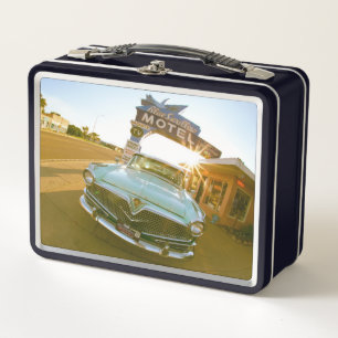 Famous Blue Swallow Motel on Route 66 Metal Lunch Box