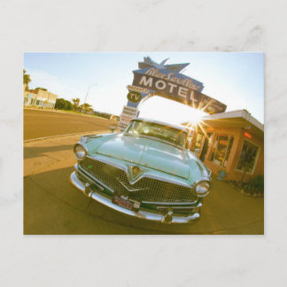 Famous Blue Swallow Motel on Route 66 Postcard