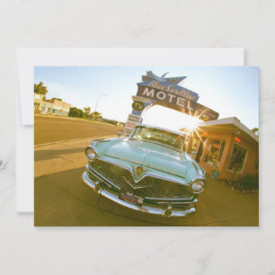 Famous Blue Swallow Motel on Route 66 Thank You Card