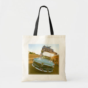 Famous Blue Swallow Motel on Route 66 Tote Bag