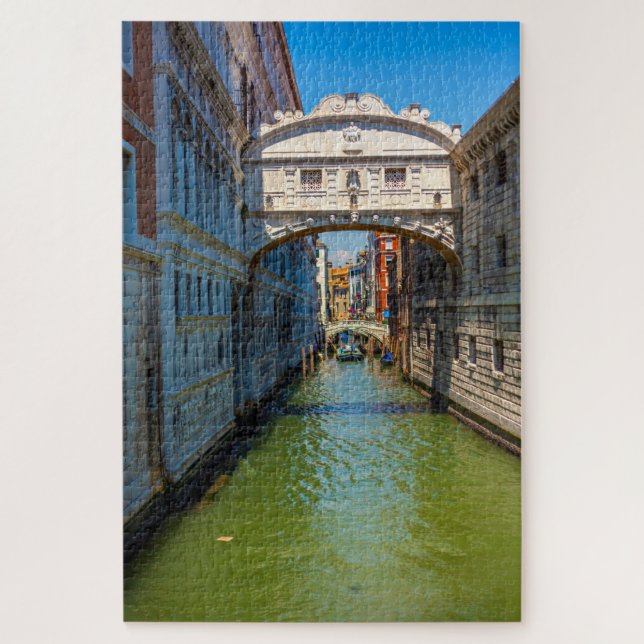Famous Bridge of Sighs, Venice, Italy Jigsaw Puzzle (Vertical)