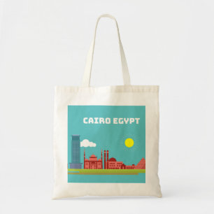 Famous Cairo Egypt Tote Bag
