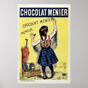 Famous Chocolat Menier vintage Poster