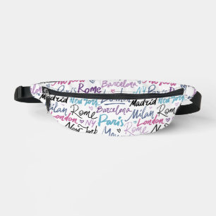 Famous Cities of the World Fanny Pack