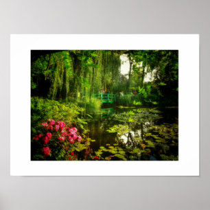 Famous Claude Monet Giverny Lilies Pond Poster