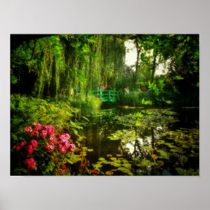 Famous Claude Monet Giverny Pond Lilies Poster