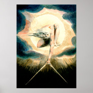 Famous Illustration by William Blake Poster