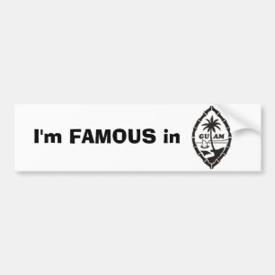 Famous in Guam Sticker