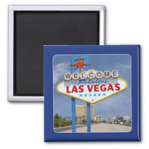 Famous Las Vegas NV Sign Travel Souvenir Magnet
