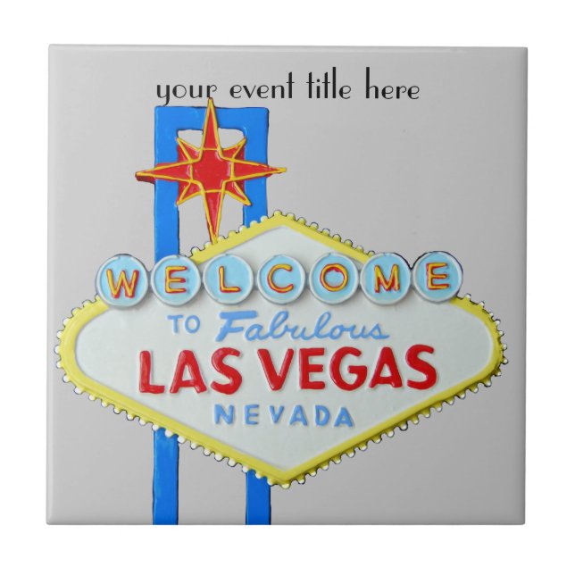 Famous Las Vegas Sign Tile (Front)