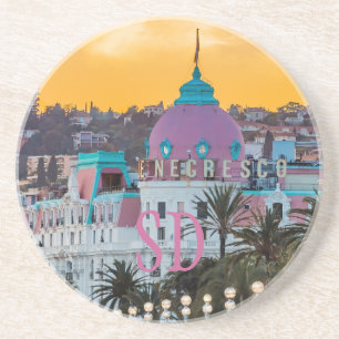 Famous luxury hotel Hotel Negresco in Nice France Coaster