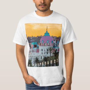Famous luxury hotel Hotel Negresco in Nice France T-Shirt
