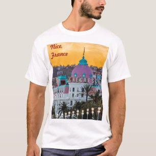 Famous luxury hotel Hotel Negresco in Nice France T-Shirt
