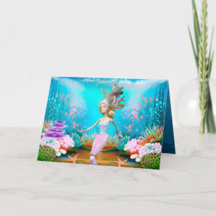 Famous Mermaid Card