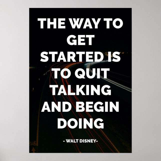 Famous Motivational and Inspirational Quote Poster (Front)