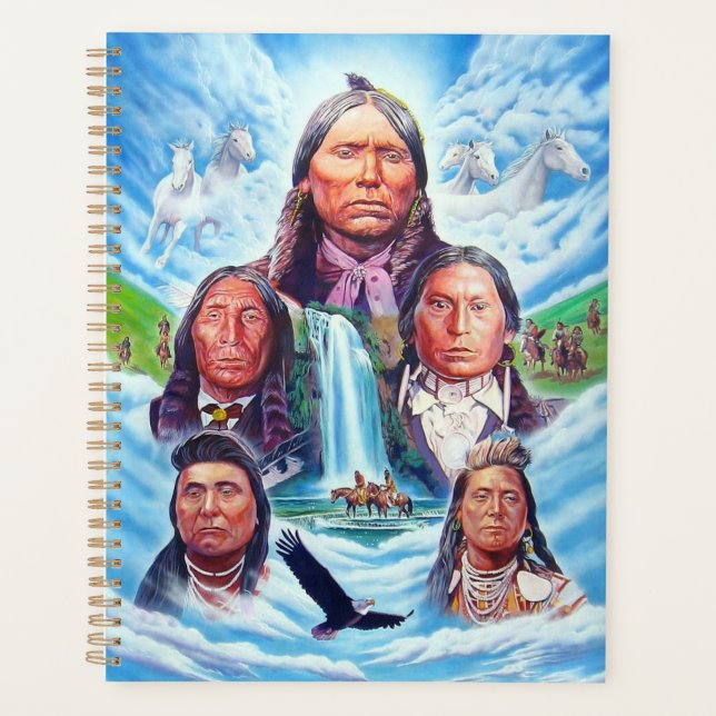 Famous Native Americans Peindre Modèle personnalis (Devant)