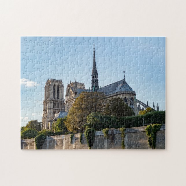 Famous Notre Dame de Paris Cathedral - France Jigsaw Puzzle (Horizontal)