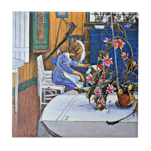 Famous painting, Interior with a Cactus Tile