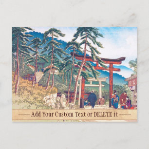 Famous Places of Kyoto - Fushimi Inari scenery Postcard