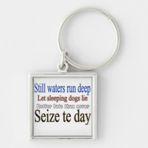 Famous Quotes Sayings Keychain