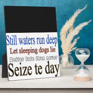 Famous Quotes Sayings Plaque