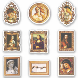 Famous Renaissance Art Framed Set Pack