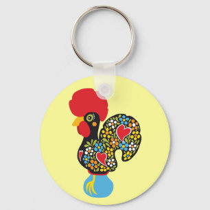 Famous Rooster of Barcelos Nr 06 Keychain