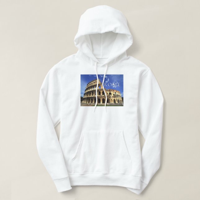 Famous Ruins of the Coliseum | Rome Italy Hoodie (Design Front)
