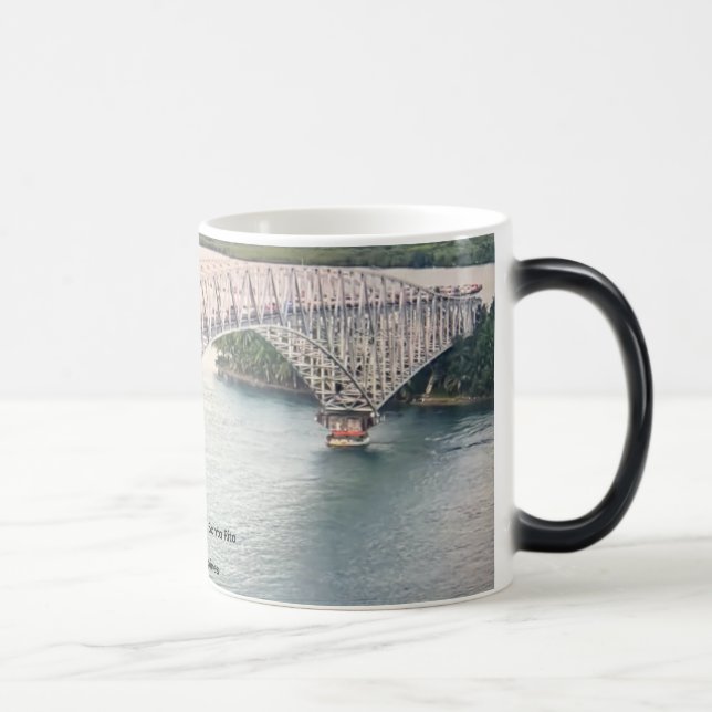 Famous San Juanico Bridge, Ph. -  Magic Mug (Right)