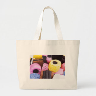 famous sweets of Liquorice Large Tote Bag