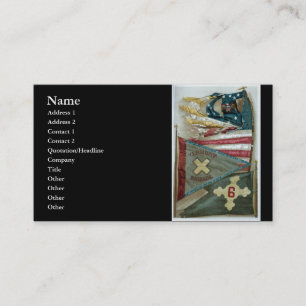 Famous Union Battle Flags - Plate 1 - Business Card
