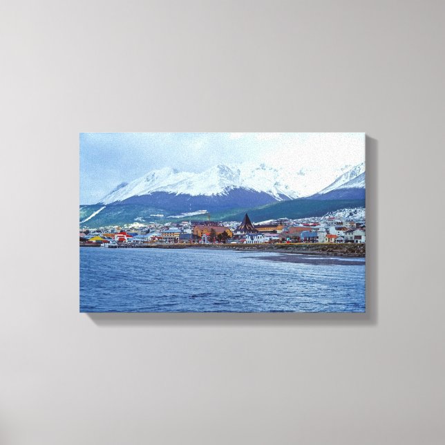 Famous Ushuaia - Tierra del Fuego, Argentina Canvas Print (Front)