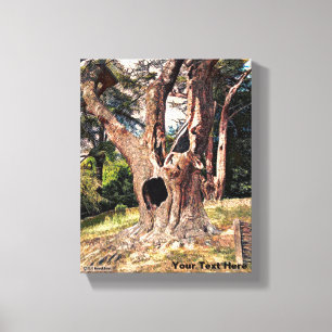 Famous Wizard Movie Tree Canvas Print