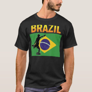 Fan Brazil National Team World Football Soccer Cha T-Shirt