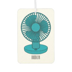 Fan cartoon illustration air freshener