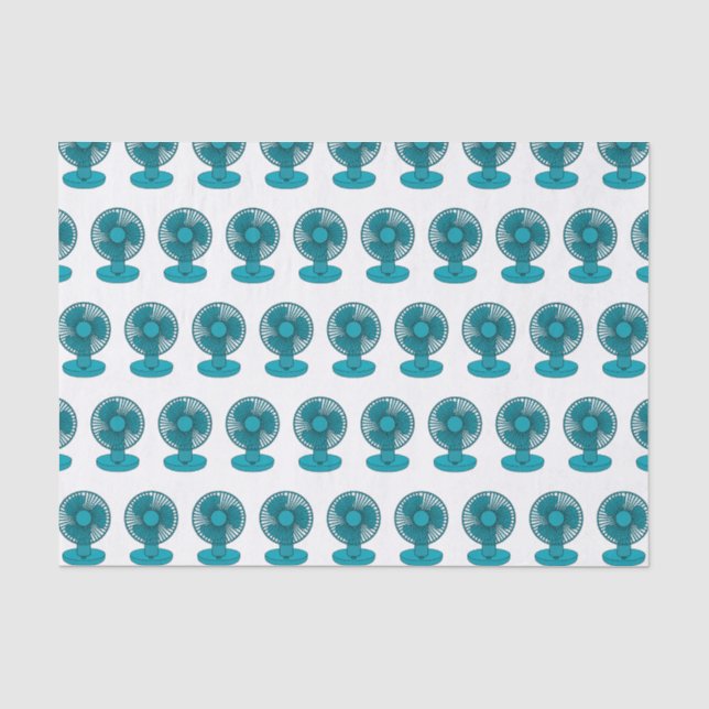Fan cartoon illustration  tissue paper (Front)