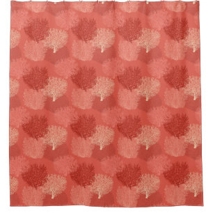 Fan Coral Print, Shades of Coral Orange
