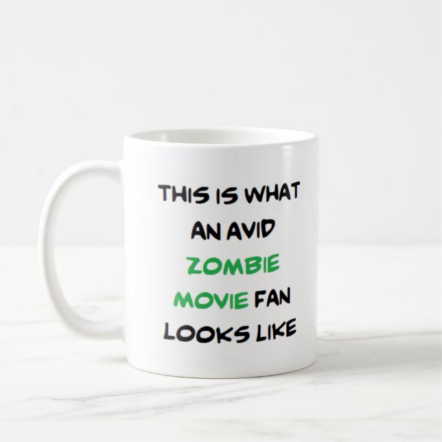 fan de cinéma zombie, David Mug (Gauche)